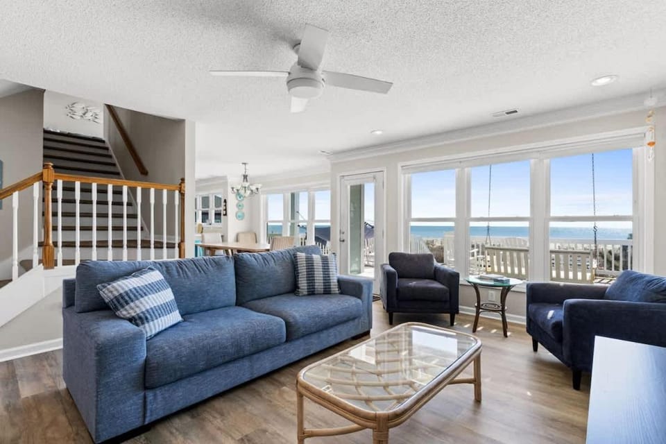 Zion of Holden Brunswick Vacation Rentals Ocean front with private heated pool House in Holden Beach