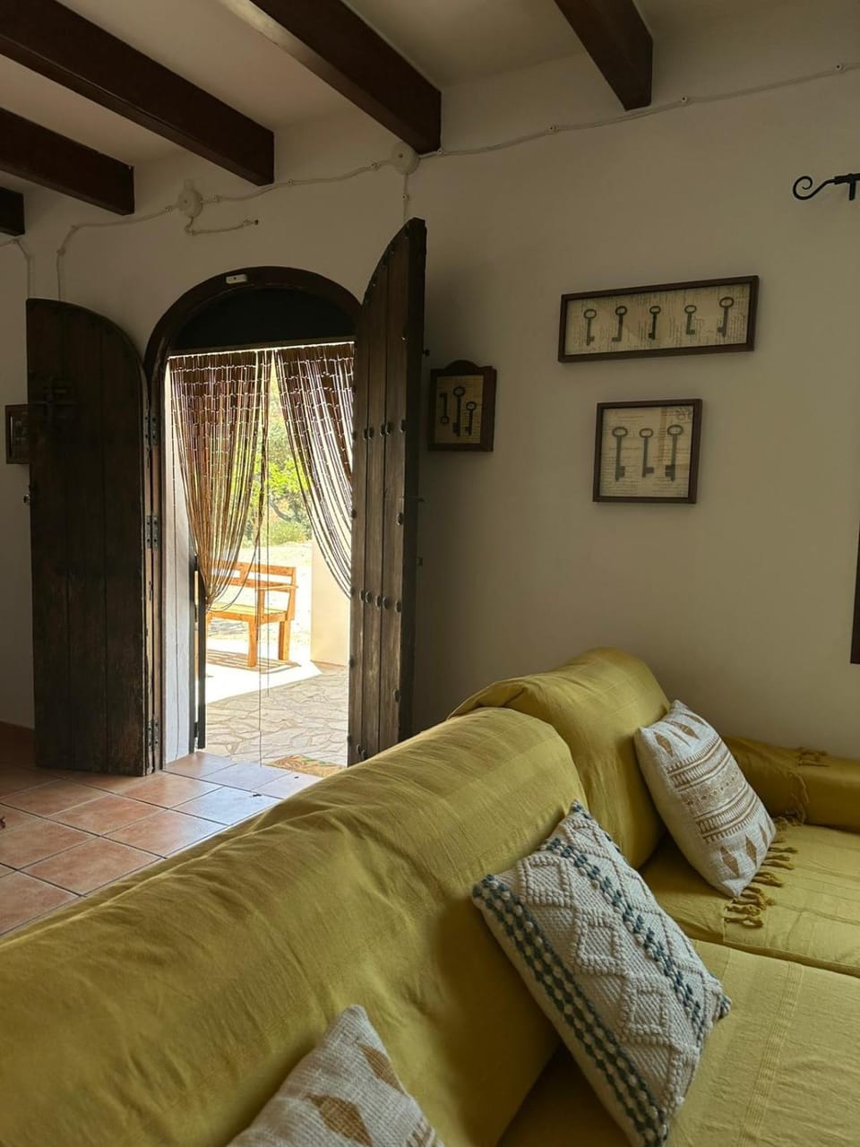 Living room, fireplace
