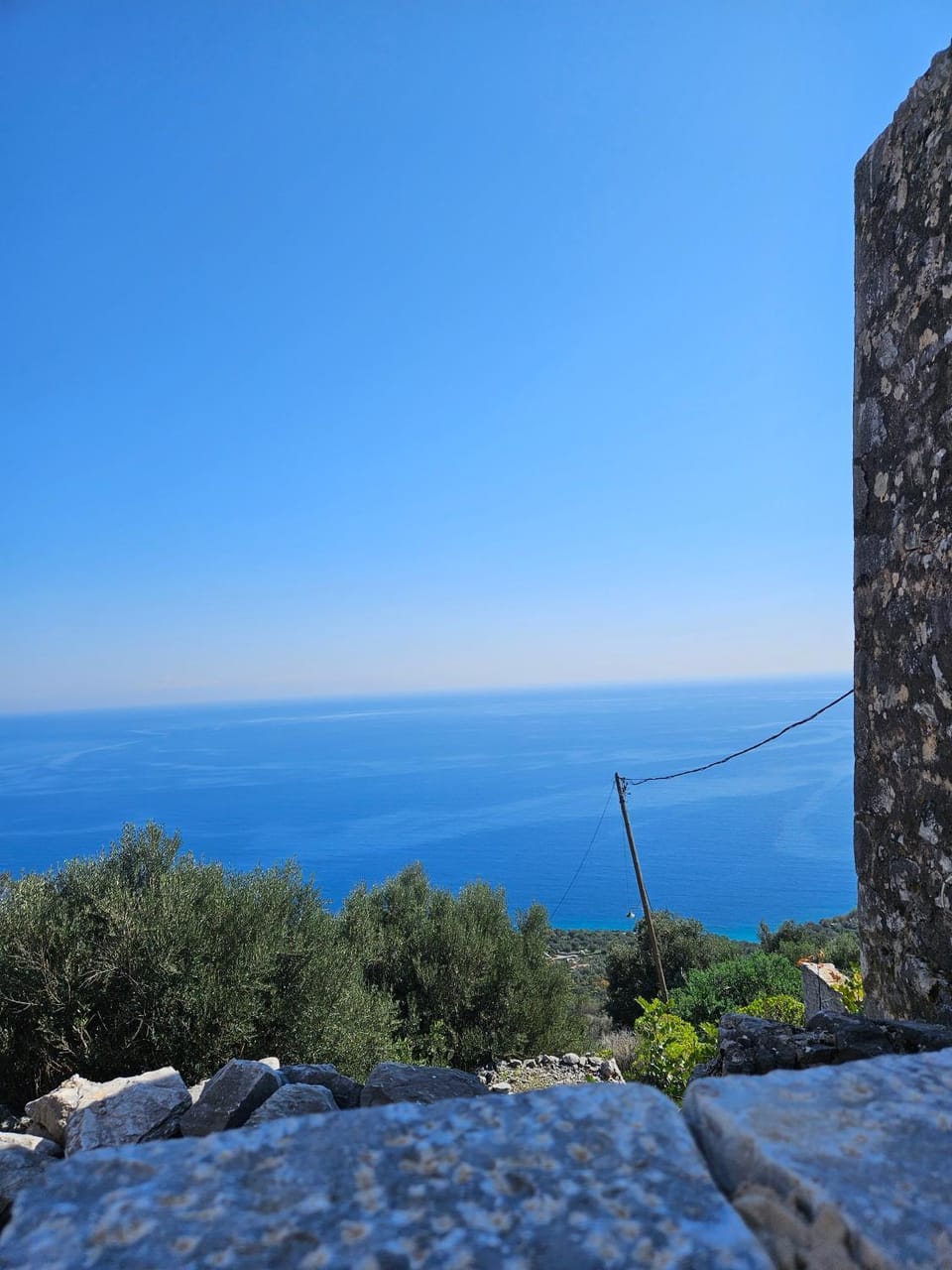 Garden, Sea view