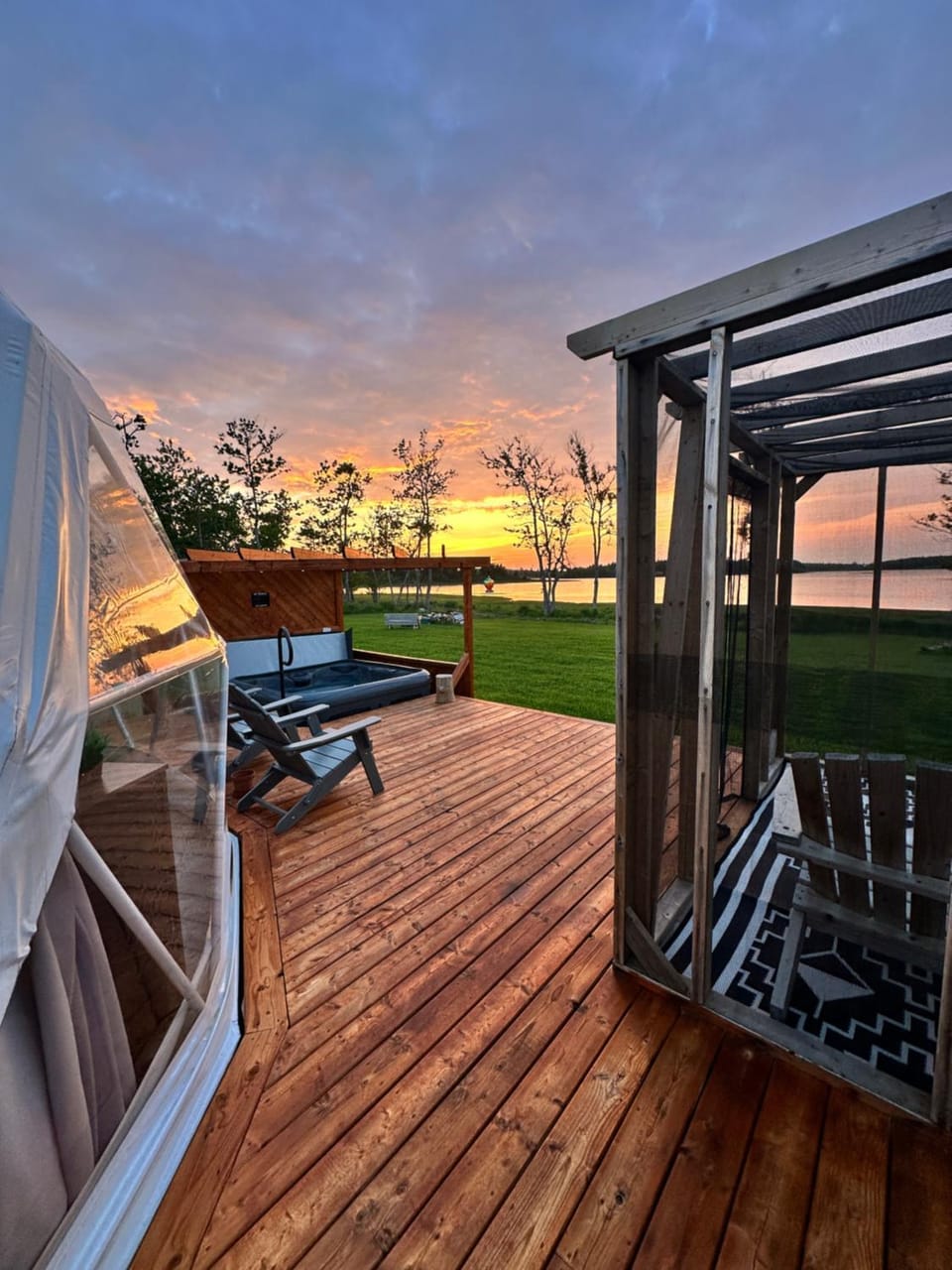 Patio, View (from property/room), Sunset