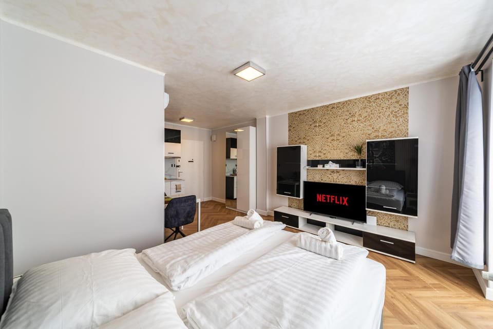 Bed, TV and multimedia