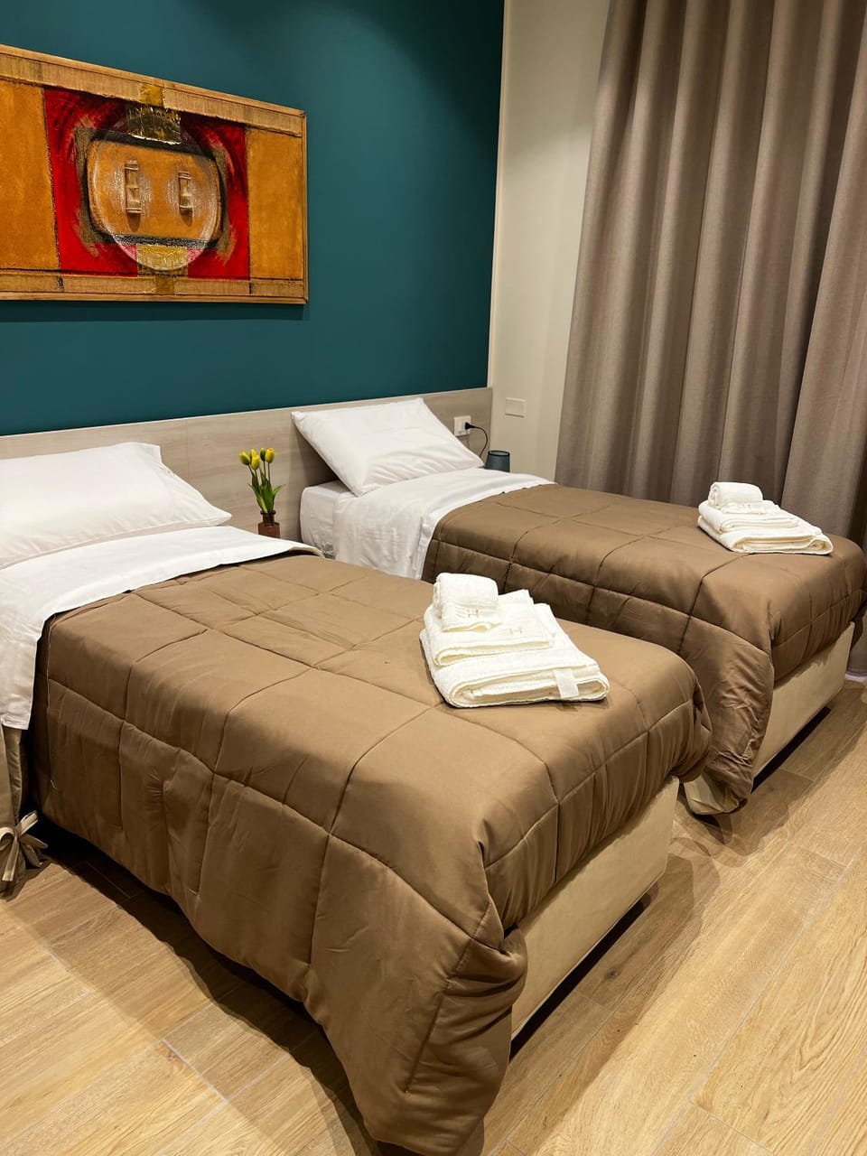 Shower, Toilet, Bed, Property logo or sign, Bathroom, Balcony/Terrace, Bedroom, City view, Garden view, Breakfast, Italian breakfast, children, young children, older children, Family, heating, internet, locker, safe, towels, wardrobe, air conditioner