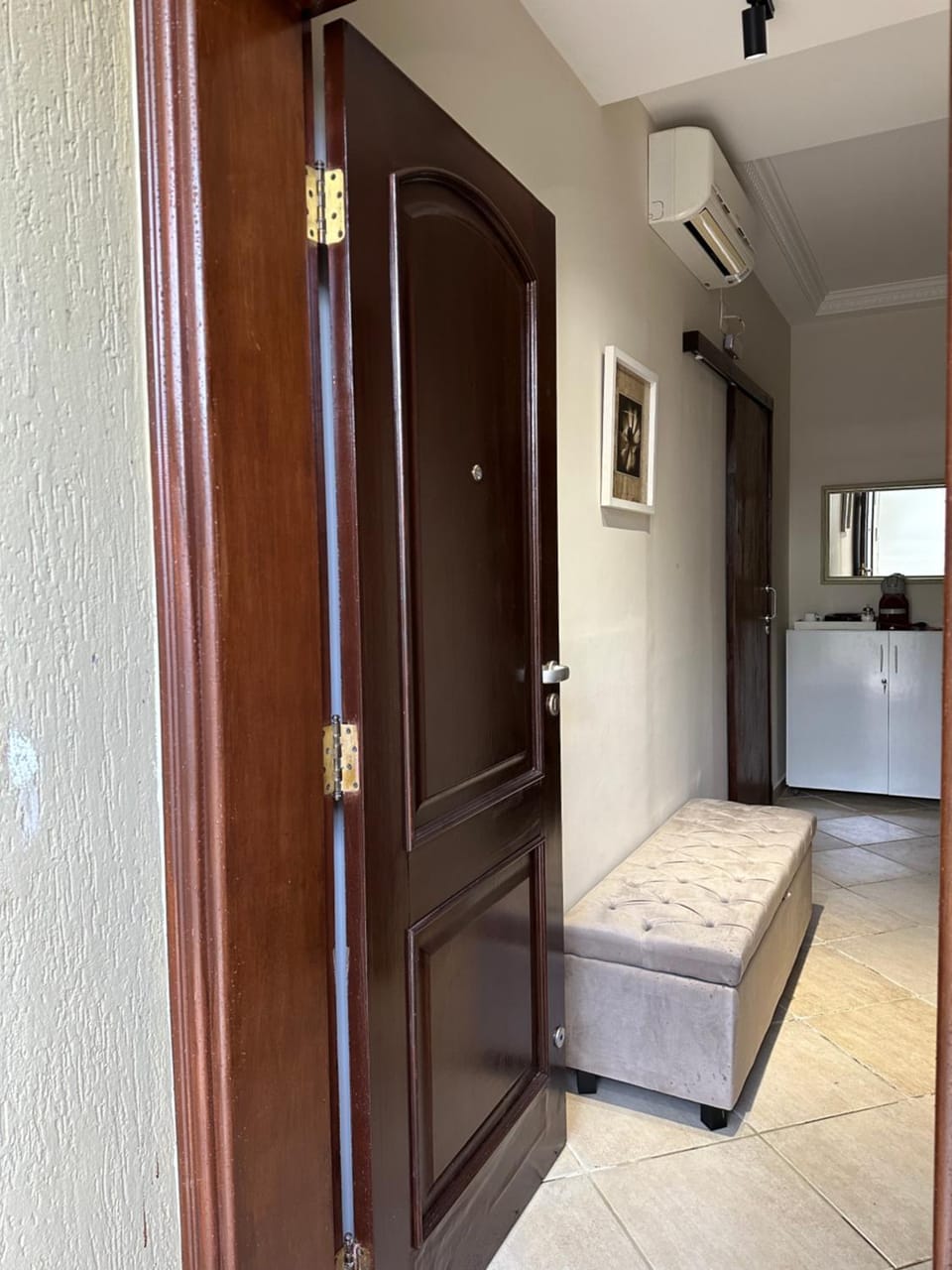 Facade/entrance, air conditioner