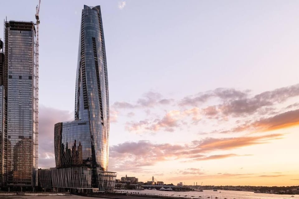 Nearby landmark, Sunset