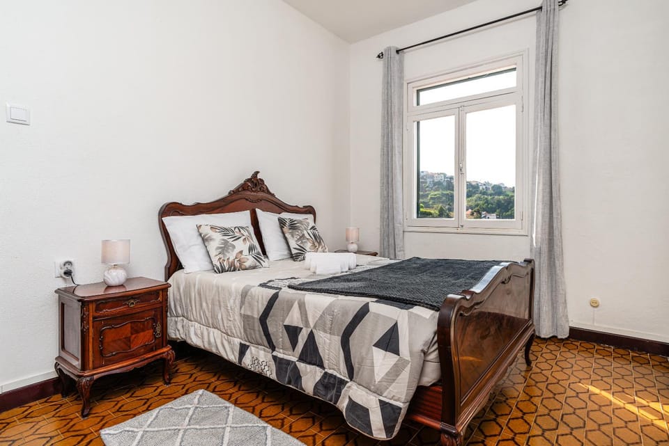 Bed, Natural landscape, View (from property/room), Photo of the whole room, Bedroom, towels