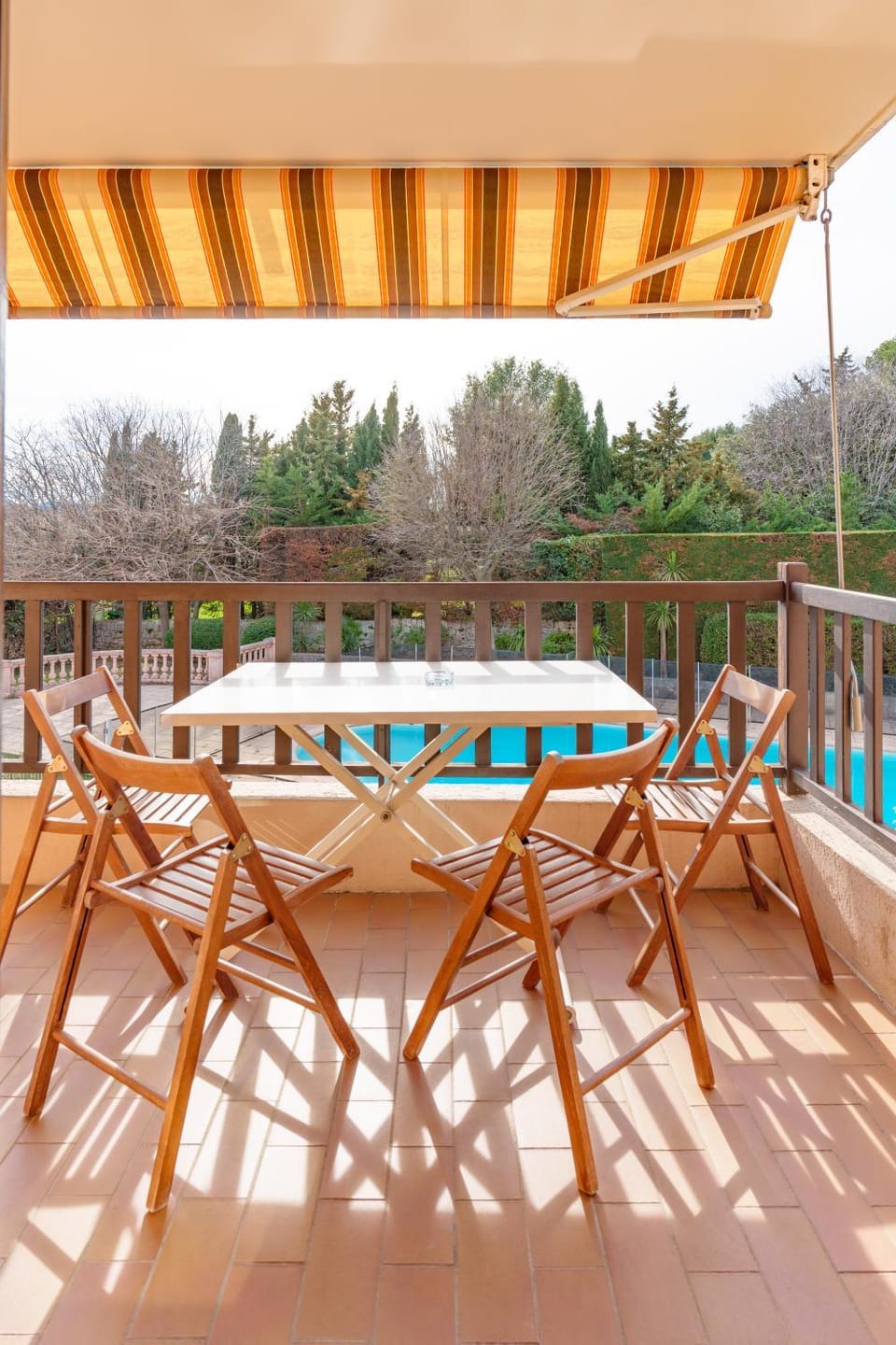 Patio, Balcony/Terrace, Balcony/Terrace, Pool view