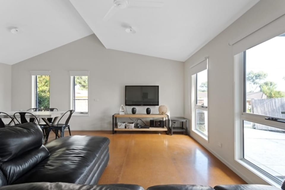 Property building, Living room, Dining area