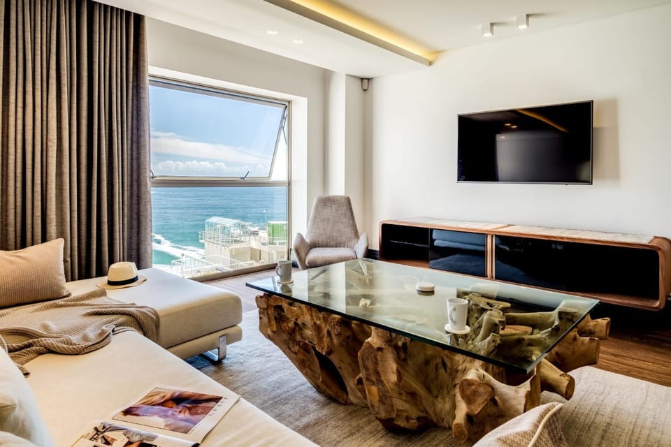 Living room, Seating area, Sea view
