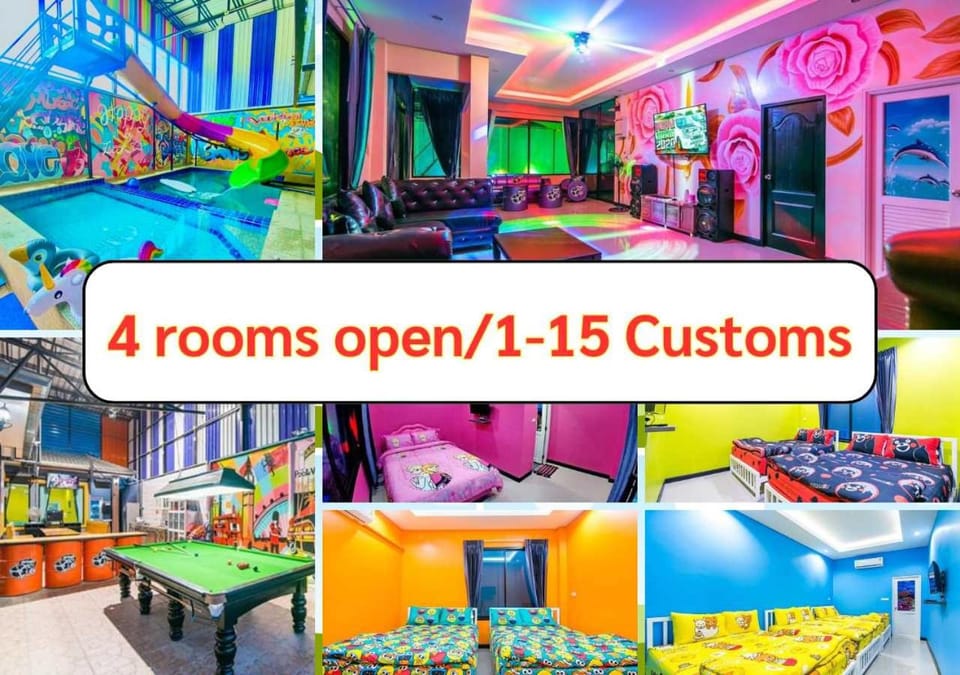 Communal lounge/ TV room, Bedroom, Text overlay