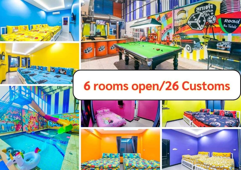 Communal lounge/ TV room, Bedroom, Swimming pool