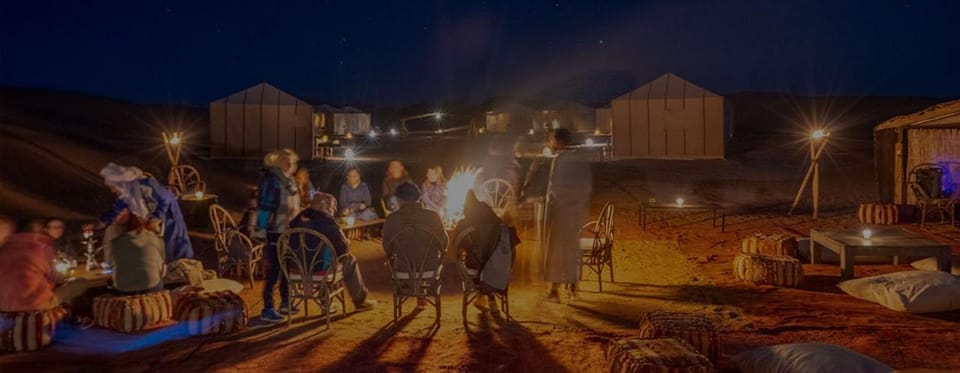 Erg chegaga Daya Luxury Camp - Sahara Desert Stay Luxury tent in Morocco