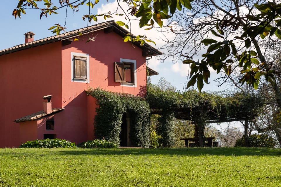 Property building, Spring, Natural landscape, Garden, Garden view
