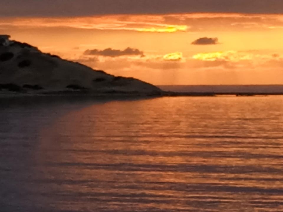 Natural landscape, Sea view, Sunset