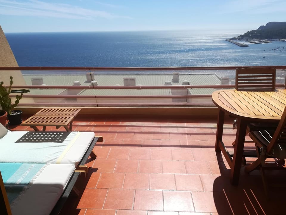 Balcony/Terrace, Dining area, Sea view, sunbed