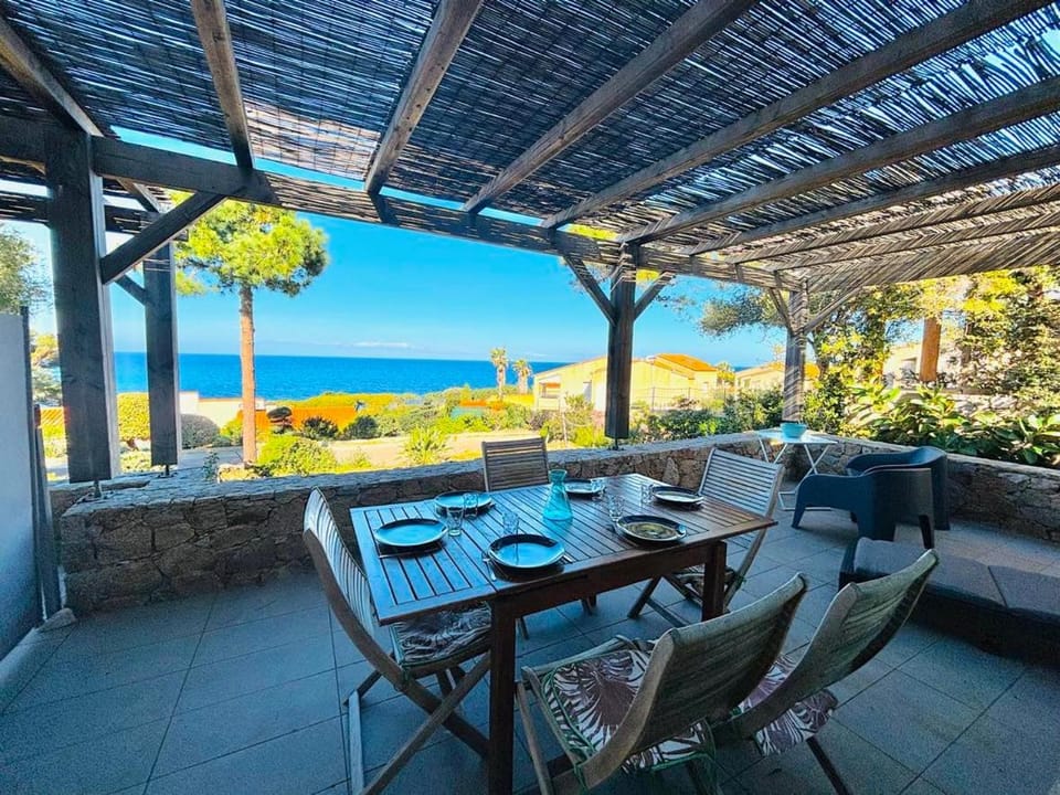 Patio, Day, View (from property/room), Dining area, Sea view
