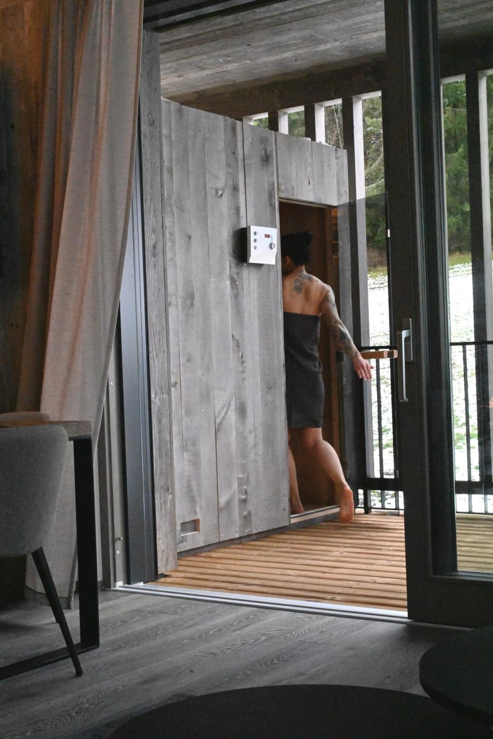 People, Sauna, View (from property/room), Balcony/Terrace
