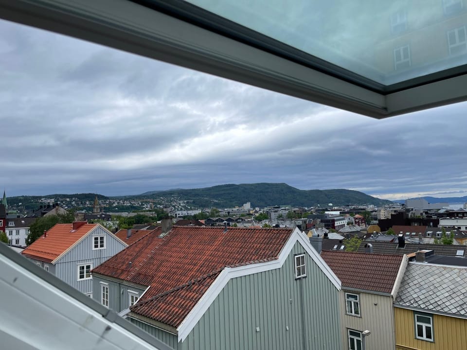 Day, Natural landscape, City view, Mountain view
