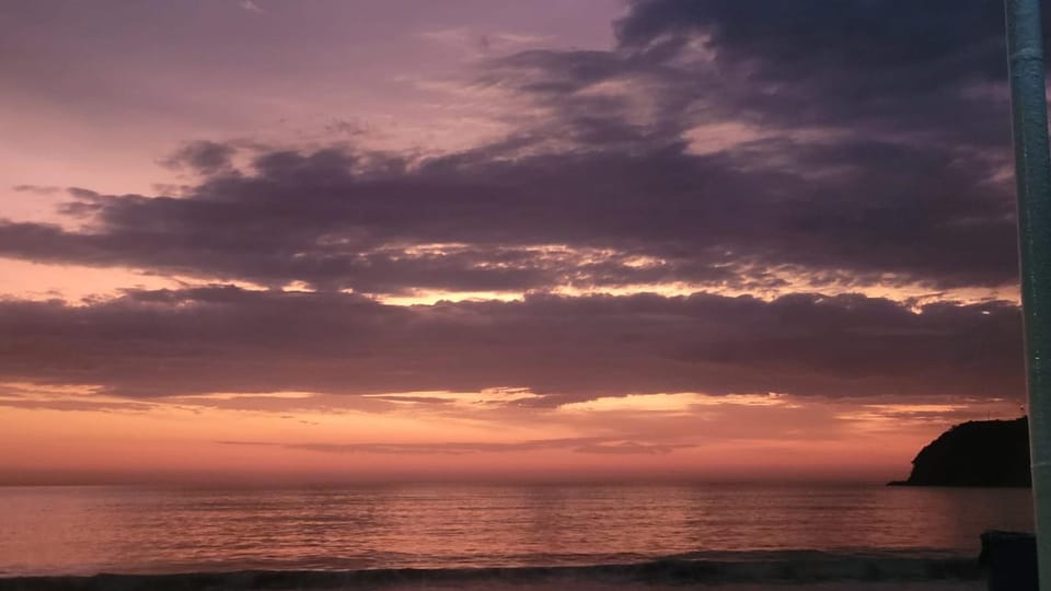 Natural landscape, Sea view, Sunset