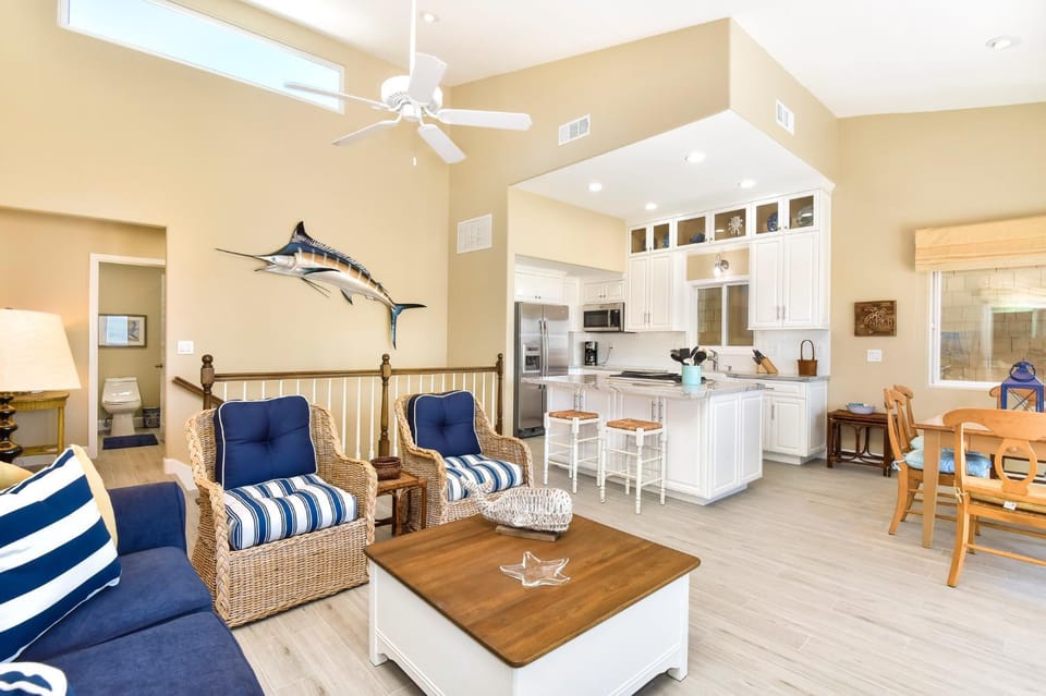 Multi Level Oceanfront Home with Patio on the Beach, Fire pit and 2 car garage House in Balboa Peninsula