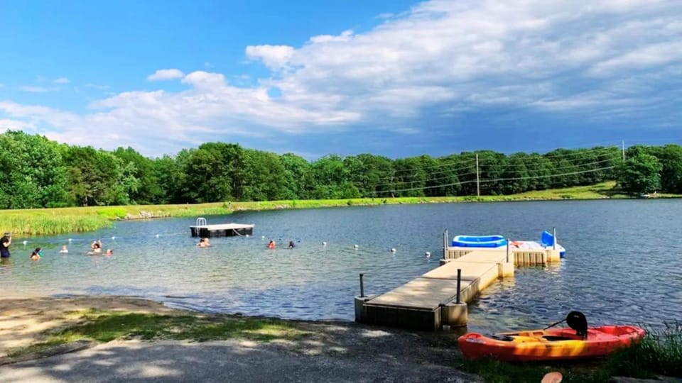 Natural landscape, Beach, Lake view