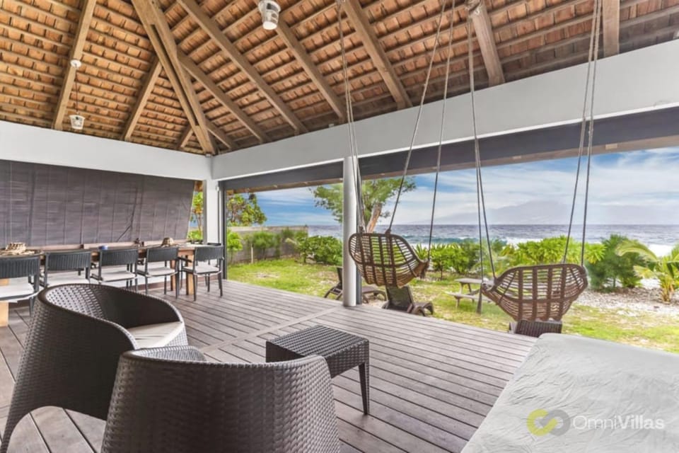 Seaside Haven: Expansive 3BR Villa in Moorea Villa in Moorea-Maiao