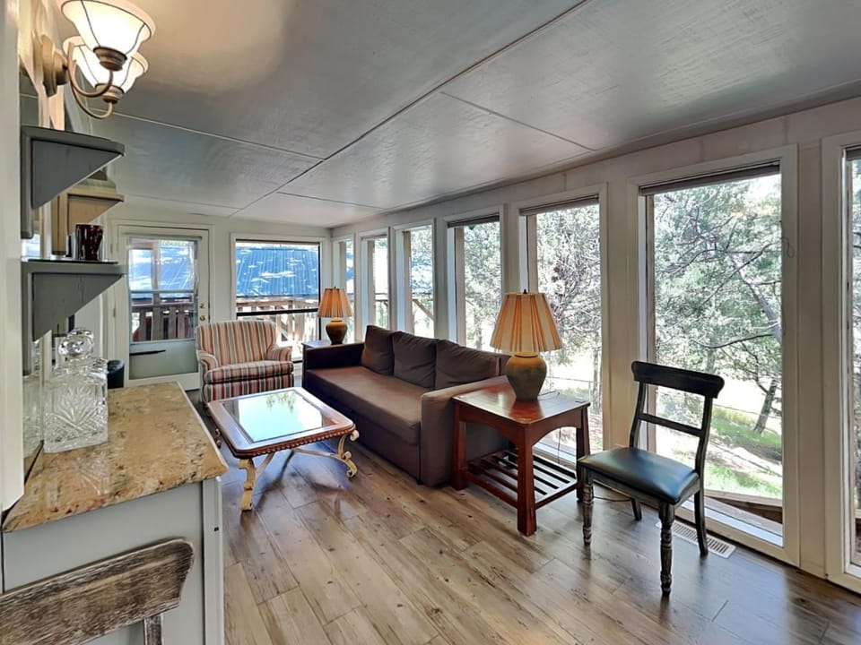 Natural landscape, View (from property/room), Living room, Seating area