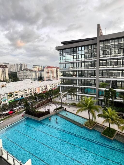 Property building, Pool view, Swimming pool