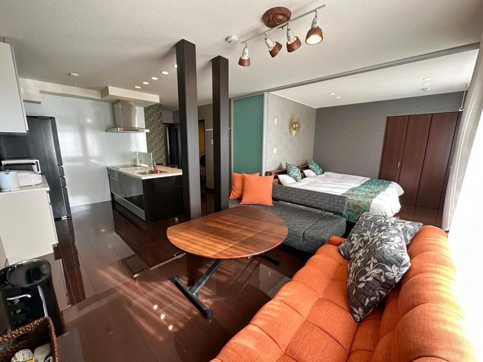 Kitchen or kitchenette, Living room, Photo of the whole room