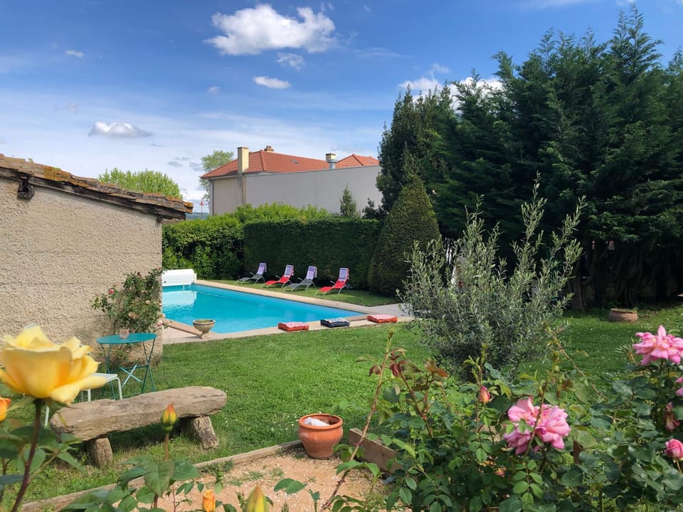 Spring, Garden view, Pool view