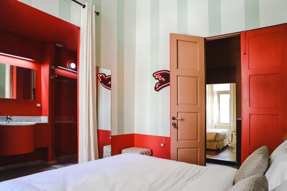 Bed, Photo of the whole room, Bedroom, wardrobe, air conditioner