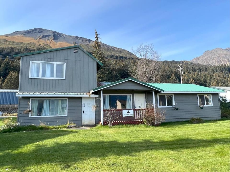 Property building, Spring, Natural landscape, Mountain view