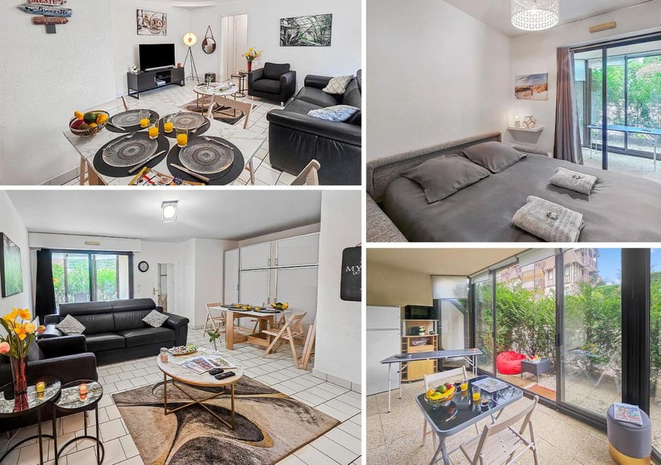 Patio, Bed, Living room