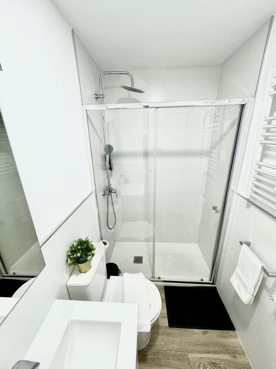 Shower, Toilet, Bathroom, towels