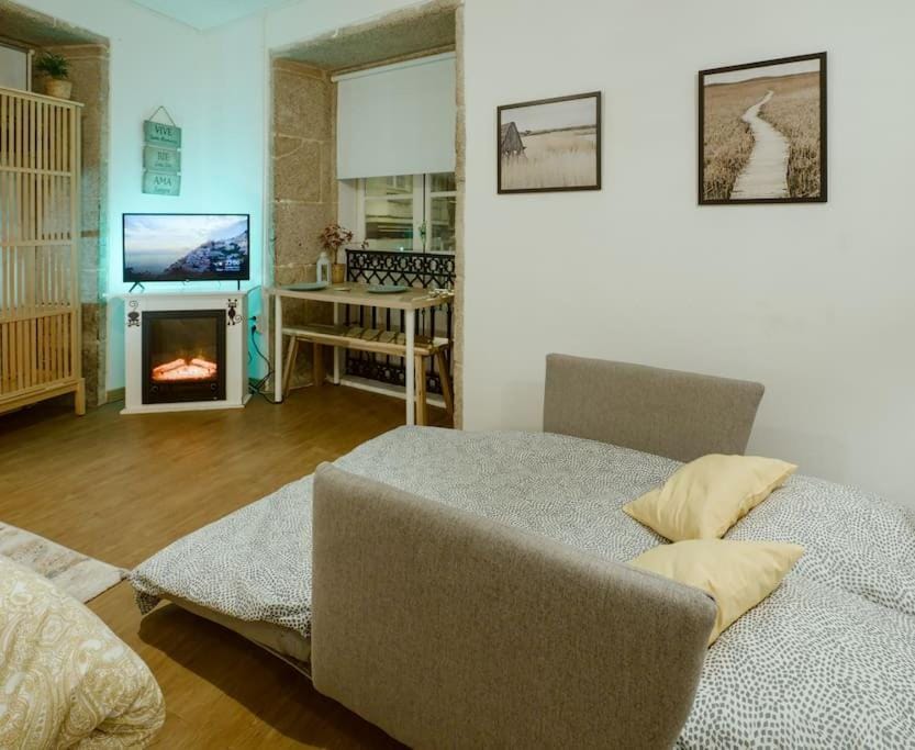 El gato de arriba Apartment in A Coruna