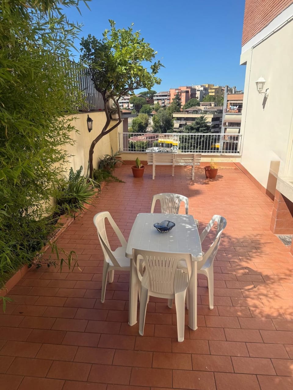 Property building, Patio, Day, View (from property/room), Balcony/Terrace, Dining area, Breakfast