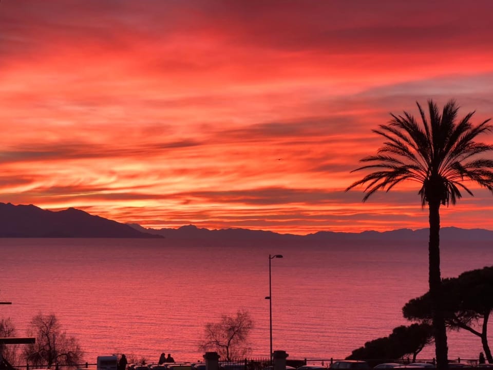Sea view, Sunset