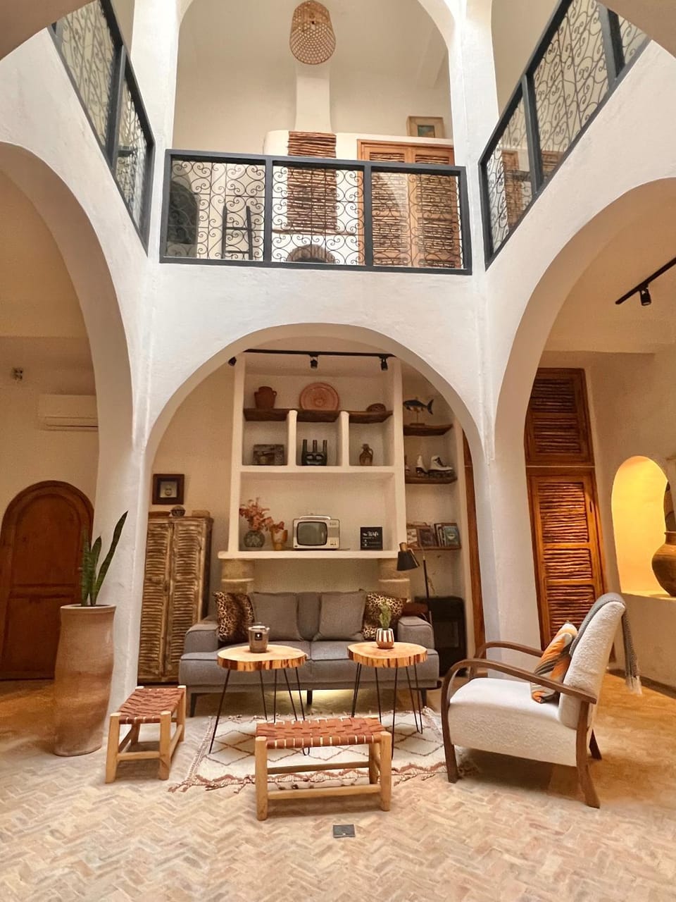 Authentic Boho PRIVATE Riad- Rooftop Ocean view, Fireplace & High-speed Internet House in Essaouira