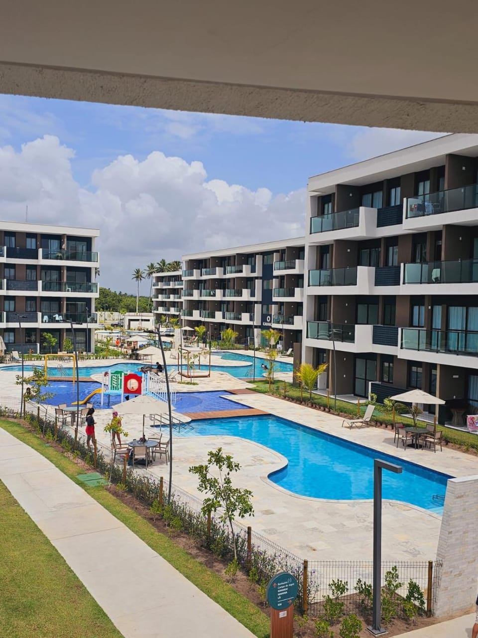 Property building, Aqua park, Pool view, Swimming pool, sunbed