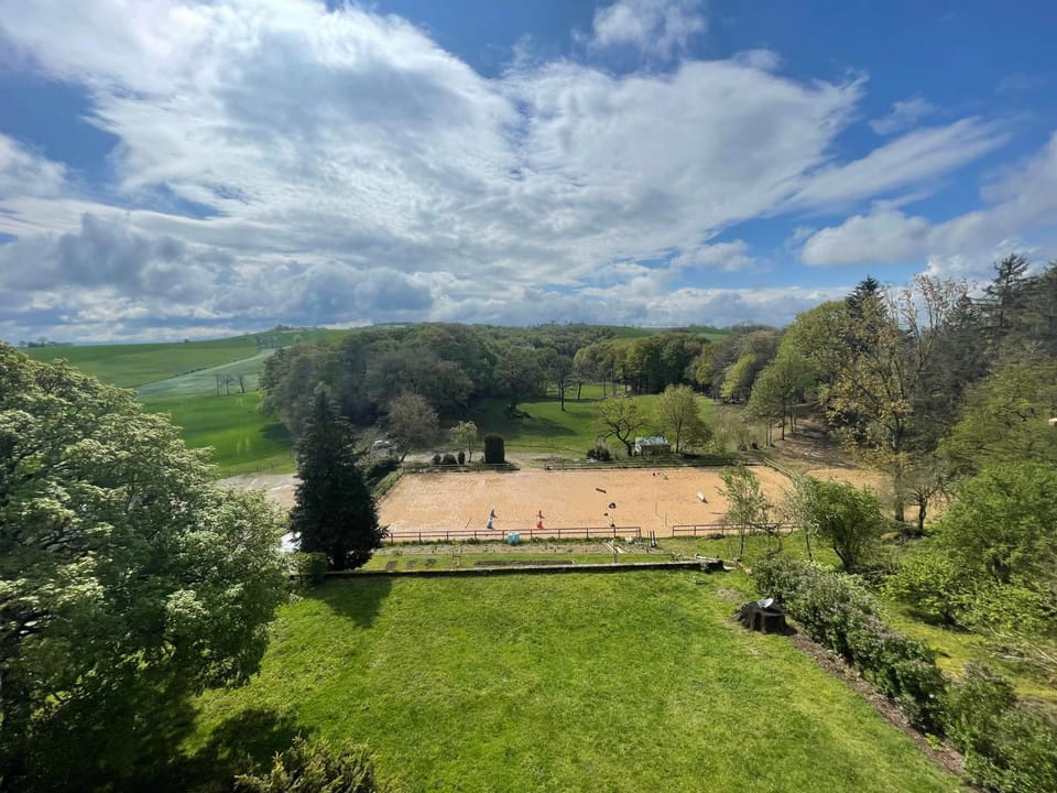 Spring, Day, Natural landscape, Horse-riding, Garden view