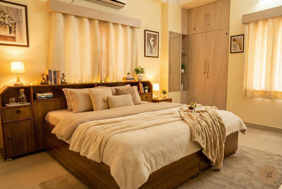 Bed, Bedroom