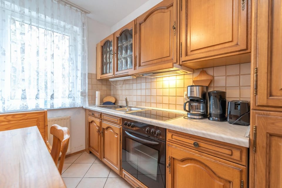 Kitchen or kitchenette, toaster