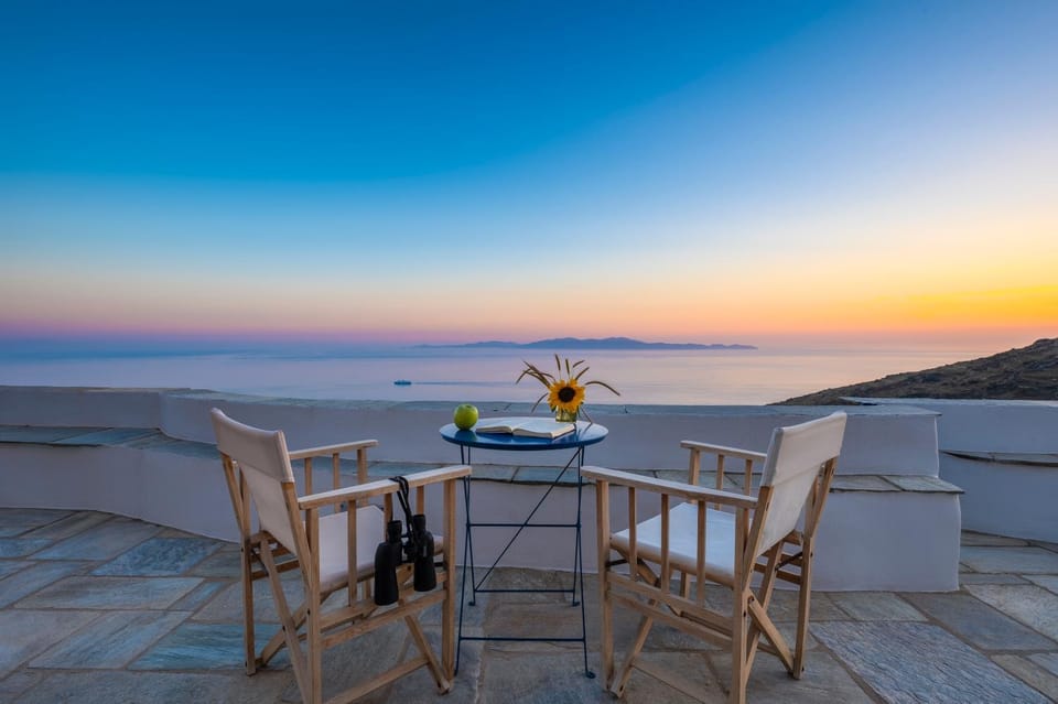 Natural landscape, View (from property/room), Balcony/Terrace, Sunset