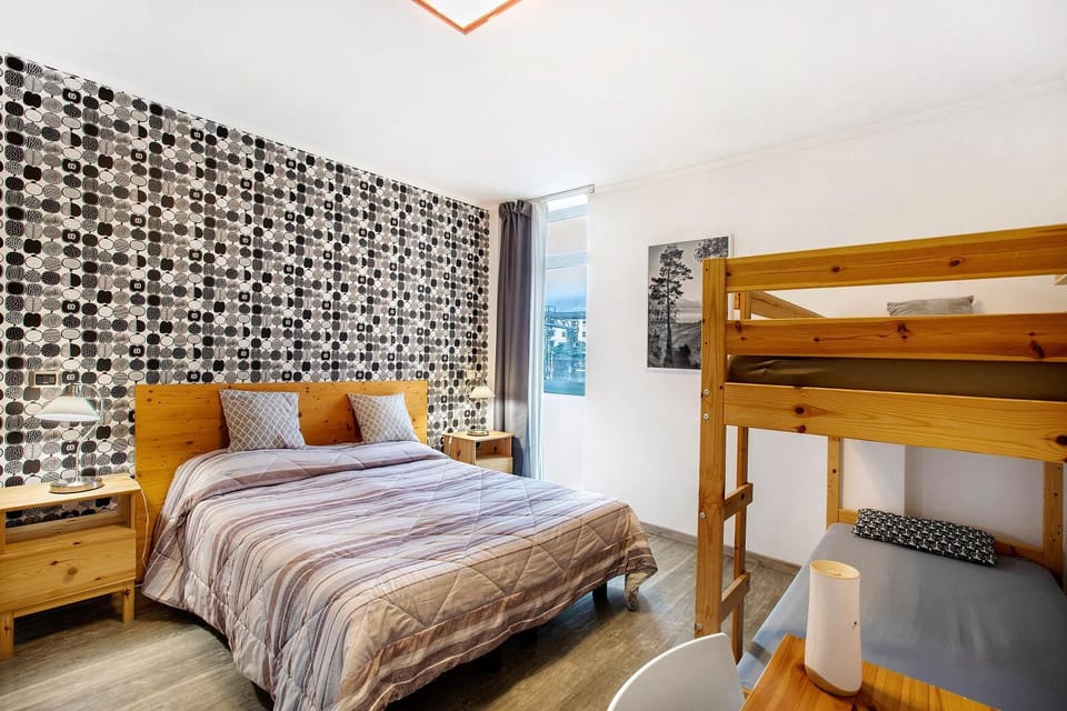 Property building, Living room, Bedroom
