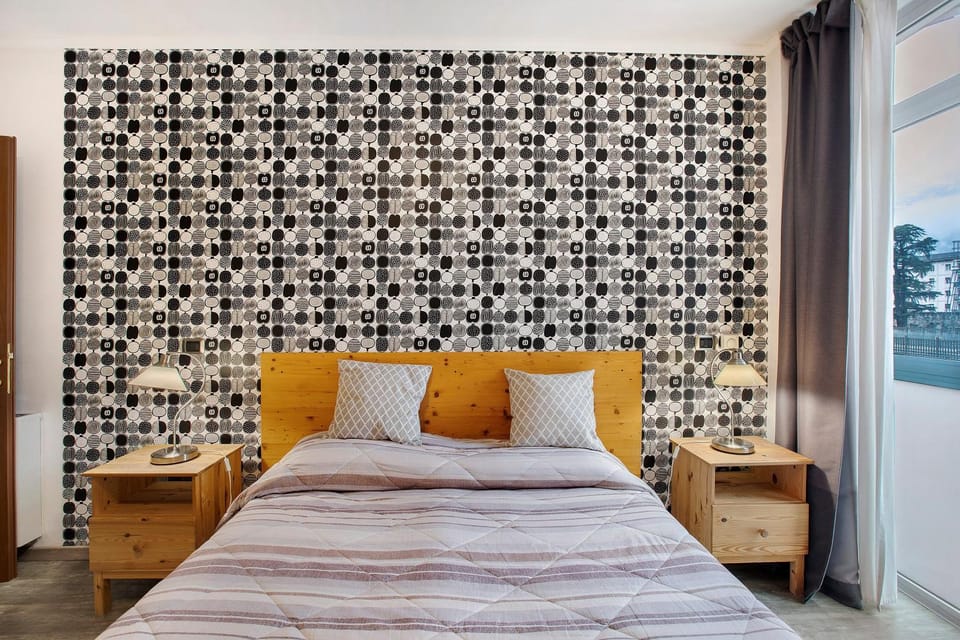 Property building, Living room, Bedroom