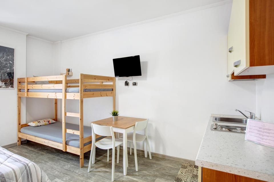 Property building, Living room, Bedroom