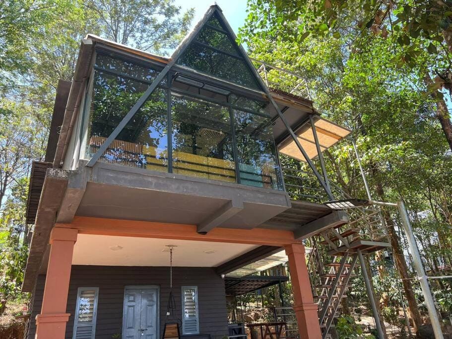 Property building, Natural landscape, View (from property/room), Balcony/Terrace