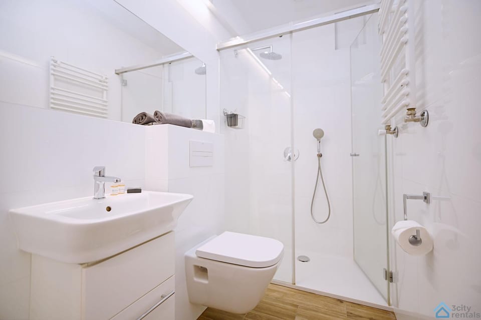 Shower, Toilet, Bathroom, towels