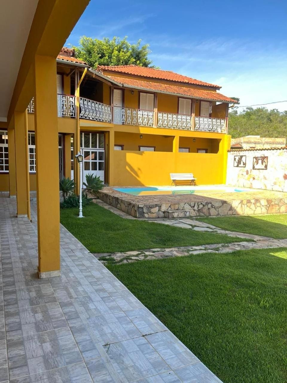 Property building, Day, Garden, View (from property/room), Balcony/Terrace, Garden view
