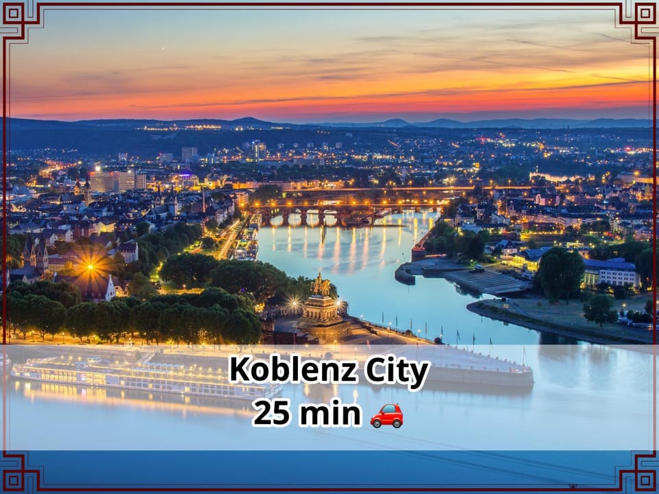 Nearby landmark, Natural landscape, City view, River view
