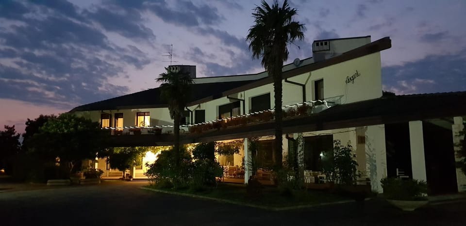 Property building, Street view, Sunset